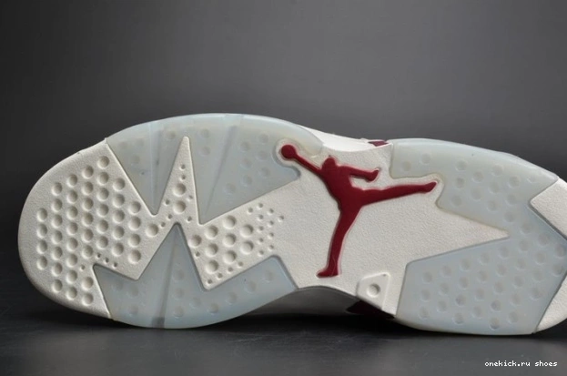 Cheap white Air Retro Jordan 384664-116 Maroon 6 0605